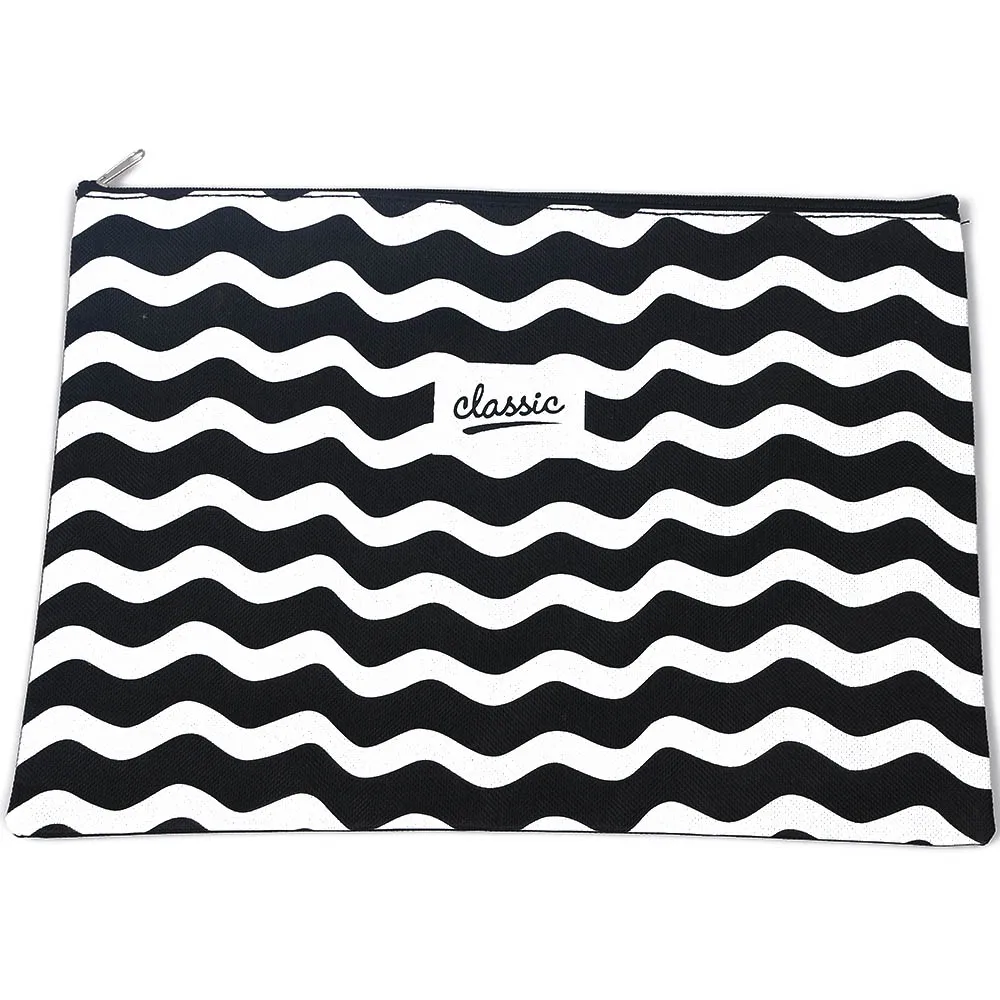 

1PC A4 Canvas Oxford Document Bag Business Briefcase Storage File Folder for Papers Stationery Student Gift