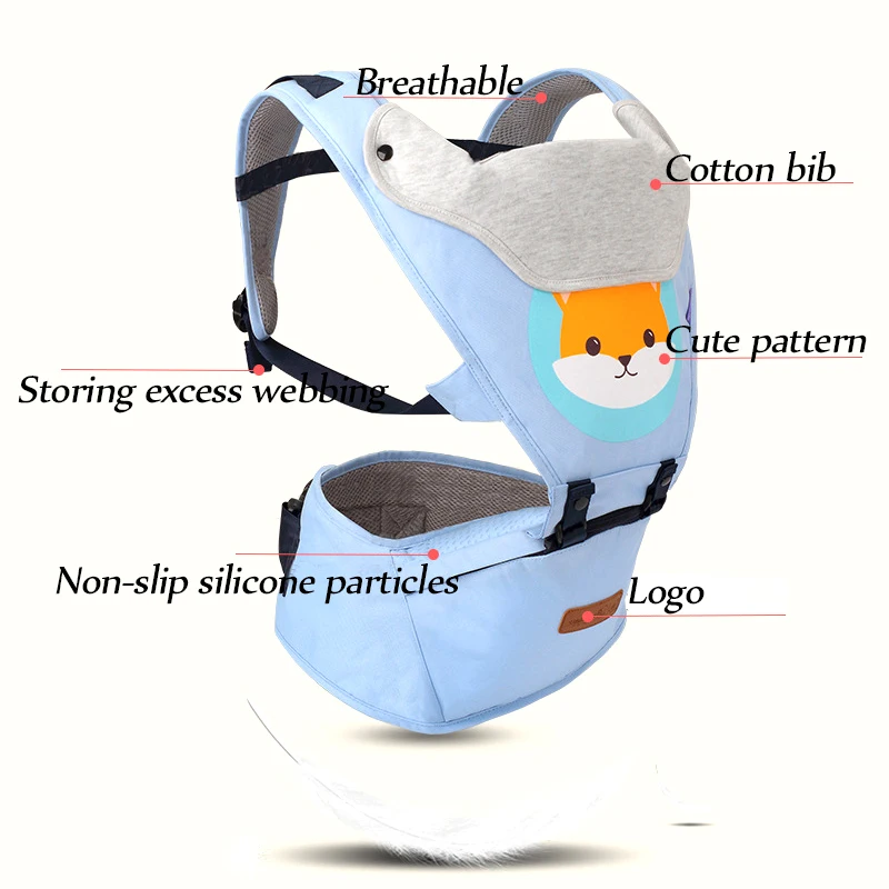 Baby Carriers Ergonomic Carrier Backpack Hipseat For Newborn And Prevent O-type Legs Sling Baby Kangaroos Wrap Waist Stool (6)