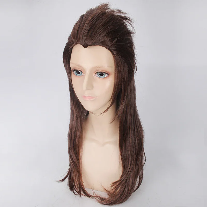 Игра Sallyface Ларри 65 см длинные коричневые стилизованные термостойкие волосы косплей костюм парик+ крышка парик