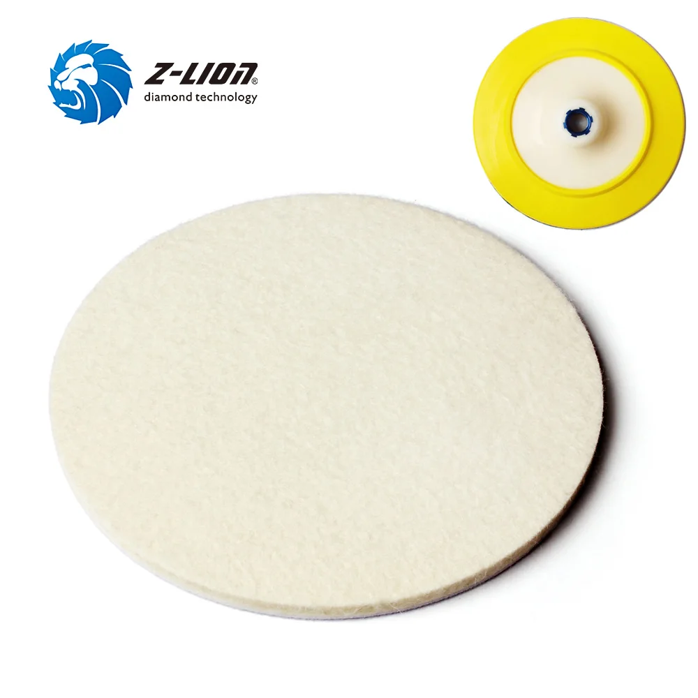 4PCS 4 Inch Polishing Buffer 100/% Natural Wool Polishing Pad Buffing Pads Kit
