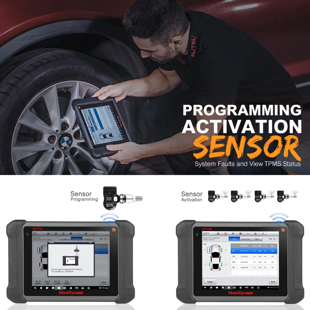 编程and 激活sensor