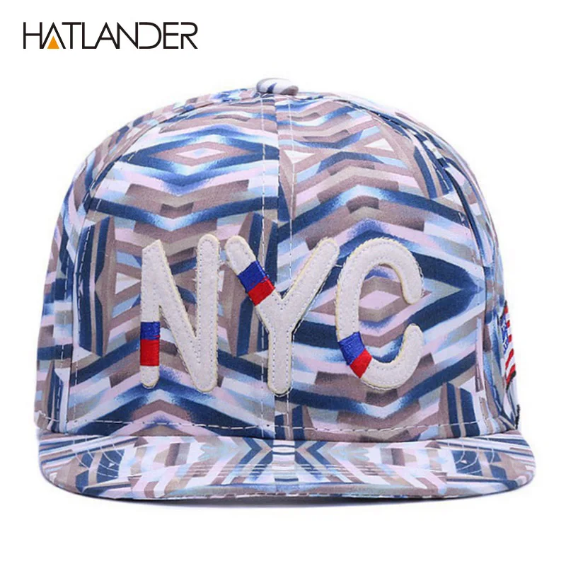 Женские бейсболки HATLANDER Хлопковые в стиле хип хоп с вышитыми буквами snapback