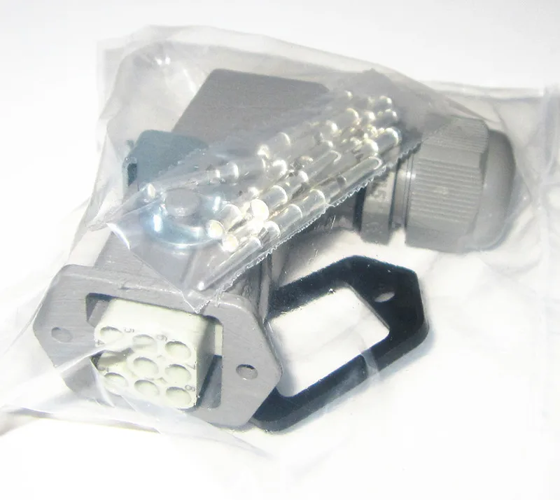 HD 008 Heavy Load Connector 8 Core Cold Pressure Type Connector Elbow