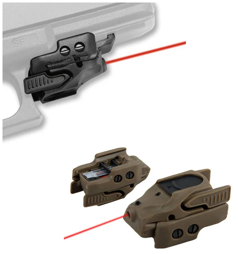 

Universal Polymer Pistol Shotgun Rifle Gun Accessories Mini Military Tactical Glock Red Dot Laser Sight with Rail for Hunting