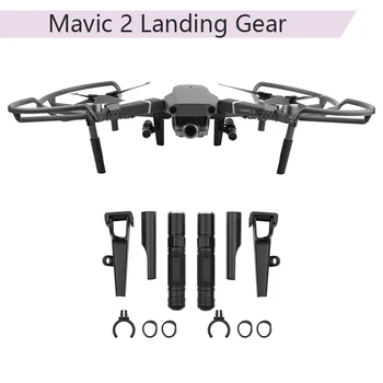 

DJI Mavic 2 Pro Mavic 2 Zoom Increased Landing Gear Kits LED Light Night Flight Extend Leg Protector Portable Drone Accessories