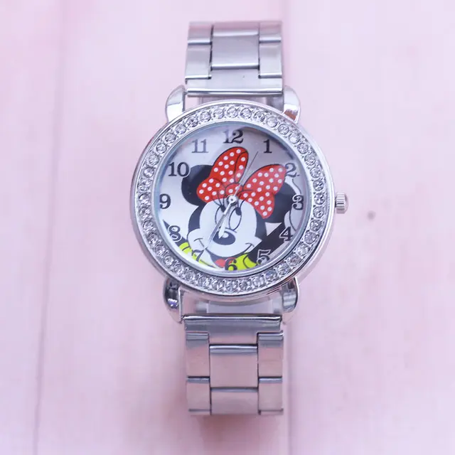 2018 Minnie Watch Men Stainless Steel Women Watches Cartoon Mouse Clock Sports Q 2018 Minnie Watch Men Stainless Steel Women Watches Cartoon Mouse Clock Sports Q