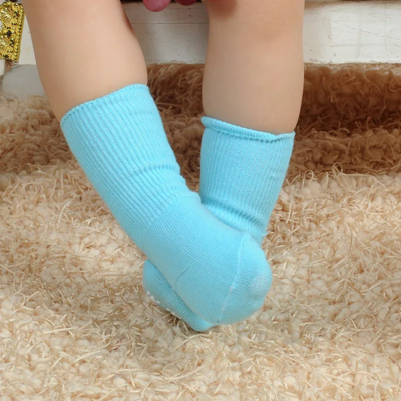 Детские Носки дно Нескользящие носки От 0 до 6 лет Детские носочки Pantufa Meias INFANTIL дешевые вещи детские гетры