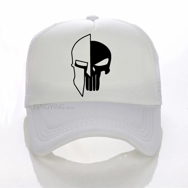 Sparta Helmet Punisher Skull baseball 