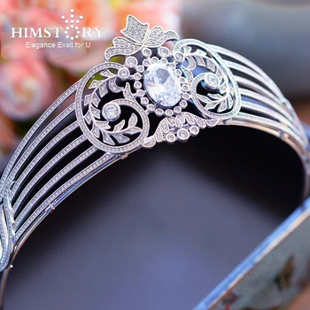 

Luxurious Full Zircon Princess Shinny CZ Hair Crown Hairbands Engagement Wedding Hair Accessories Bride Girls Hair Jewelry