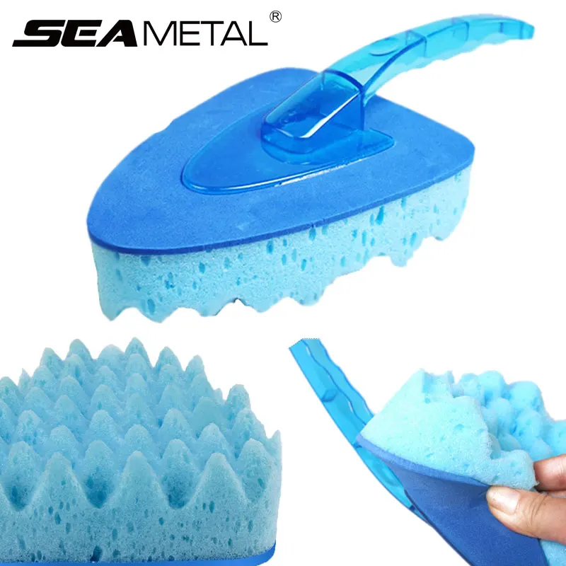 Car Wash Sponge Cleaning Brush Auto Detailing Window Glass Windshield Clean Tools Triangle