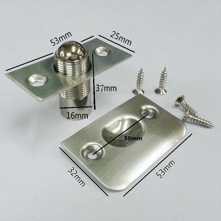 24pcs Lot Stainless Steel Adjule Spring Ball Catch Latch 24pcs Lot Stainless Steel Adjule Spring Ball Catch Latch Doorstops Door Stopper Built In Stops From Home Improvement On Aliexpress