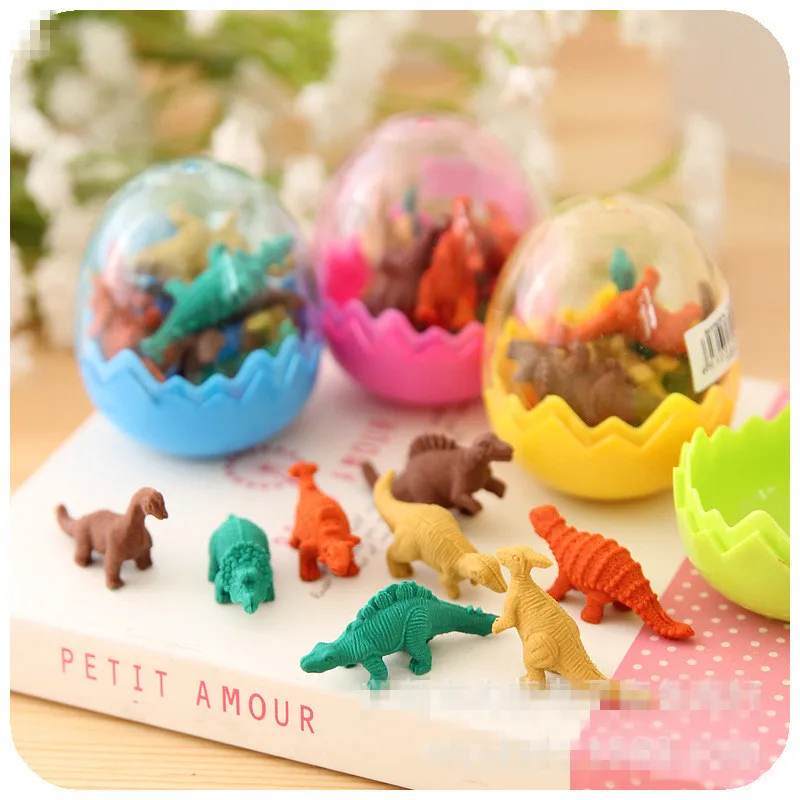 tiny rubber dinosaurs