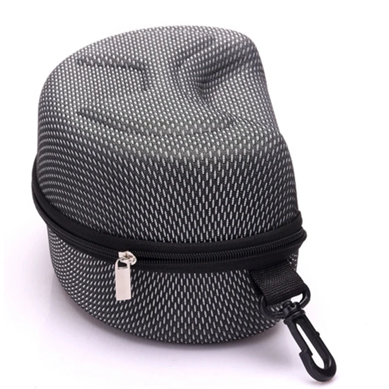 EVA Snow Ski Eyewear Case Snowboard Skiing Goggles Sunglasses Carrying Case Zipper Hard Box Holder(Without Goggles)