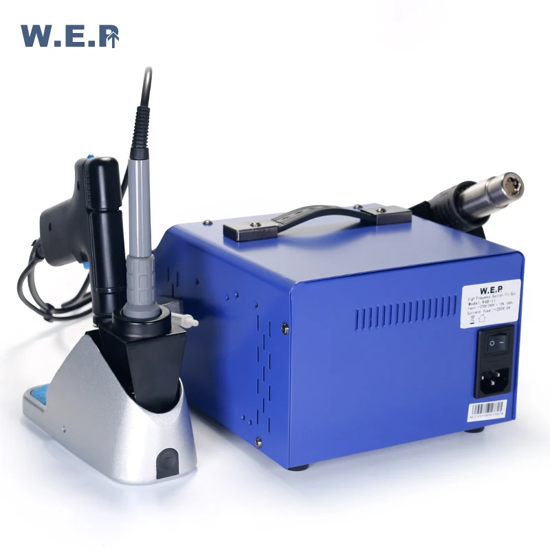 WEP 948-II Rework Station Hot Air Gun Sucker Tin Gun Soldering Iron Suction pen 4In 1 Soldering Station WEP 948-II Rework Station Hot Air Gun Sucker Tin Gun Soldering Iron Suction pen 4In 1 Soldering Station