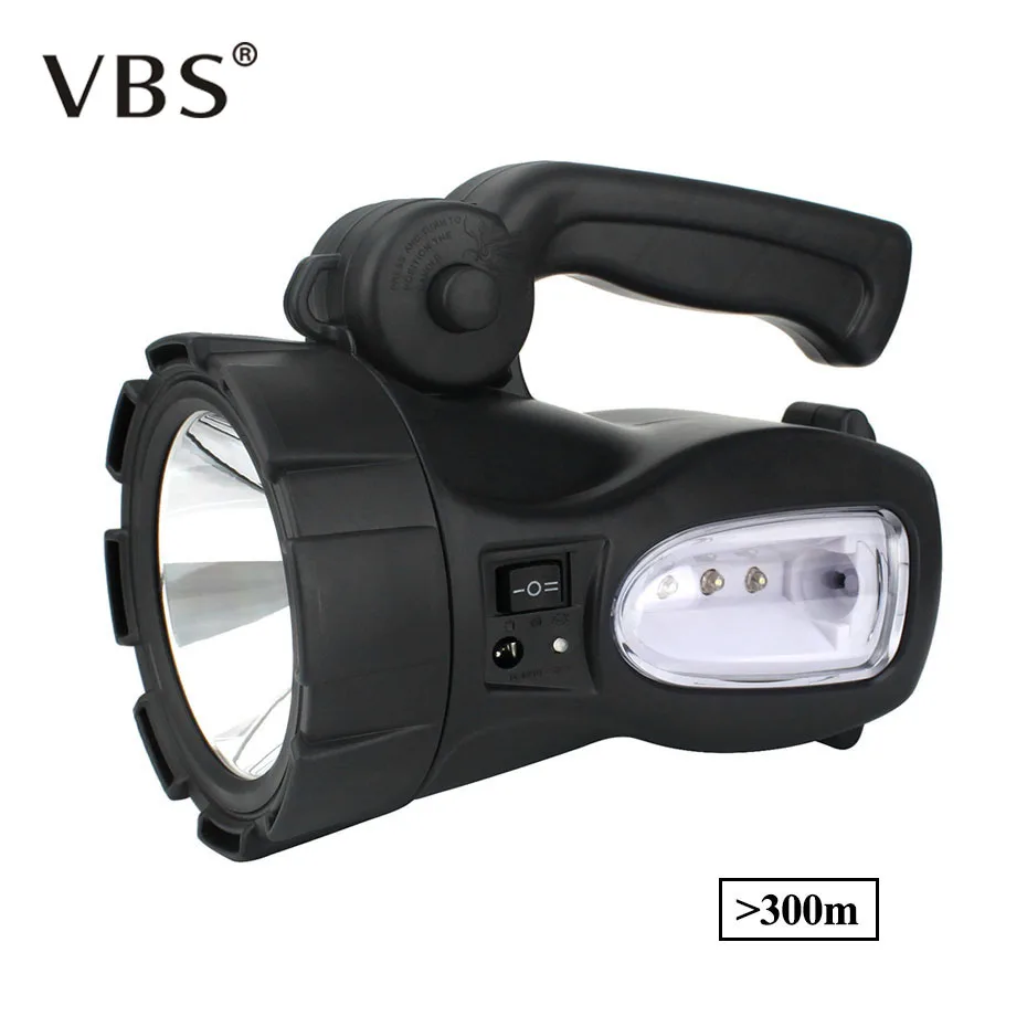 

High Power Super Bright LED Searchlight Outdoor Handheld Portable Spotlight Lantern Rechargeable Flashlight Work Light Lamp