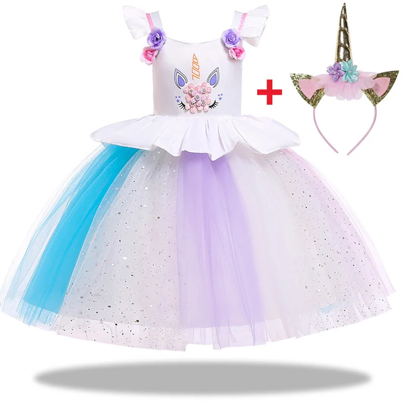 Colorful Unicorn Party Dress -Unicorn Fashion