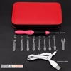 Rechargeable Lighted Crochet Hook With Led 9 Sizes Hooks  Emergency Lighting Knitting Needles Replaceable Top Hook Sewing Tools ► Photo 1/6