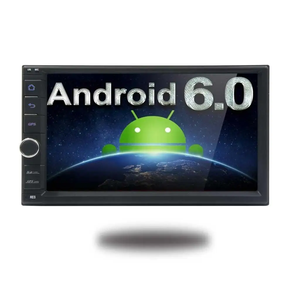 

2 Din Android 6.0 Car Stereo Radio Multi-touch Screen GPS Navigation DVD Player Support 3G WIFI Bluetooth OBD2 Backup Camera