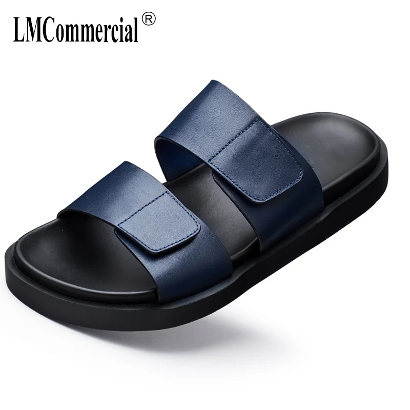 

men's summer fashion Genuine men summer sandals Sneakers Men beach Slippers Flip Flops casual Shoes outdoor all-match cowhide