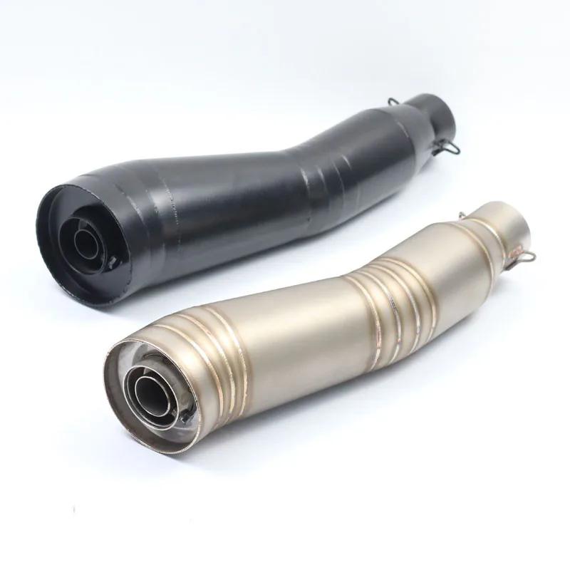 Buy Universal Motorcycle Stainless Steel GP Exhaust Muffler Pipe Slip On 51mm