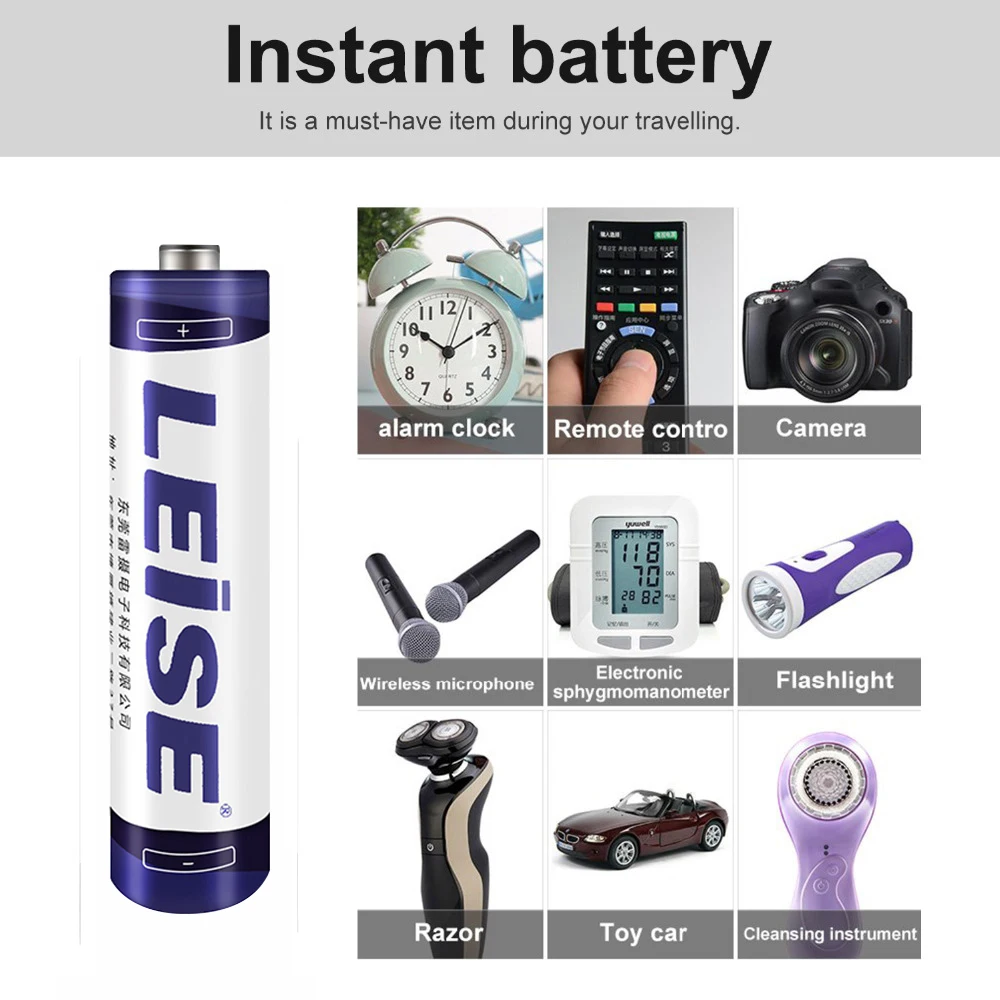 Leise 1 2 v AAA перезаряжаемые 350mah много aaa nimh 3A Батарея батареи для домашнего
