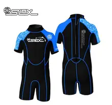 neoprene wetsuit kids 3mm wetsuit for boy girl swimming wetsuit children diving suit shorty wetsuit kids surfing suit for child