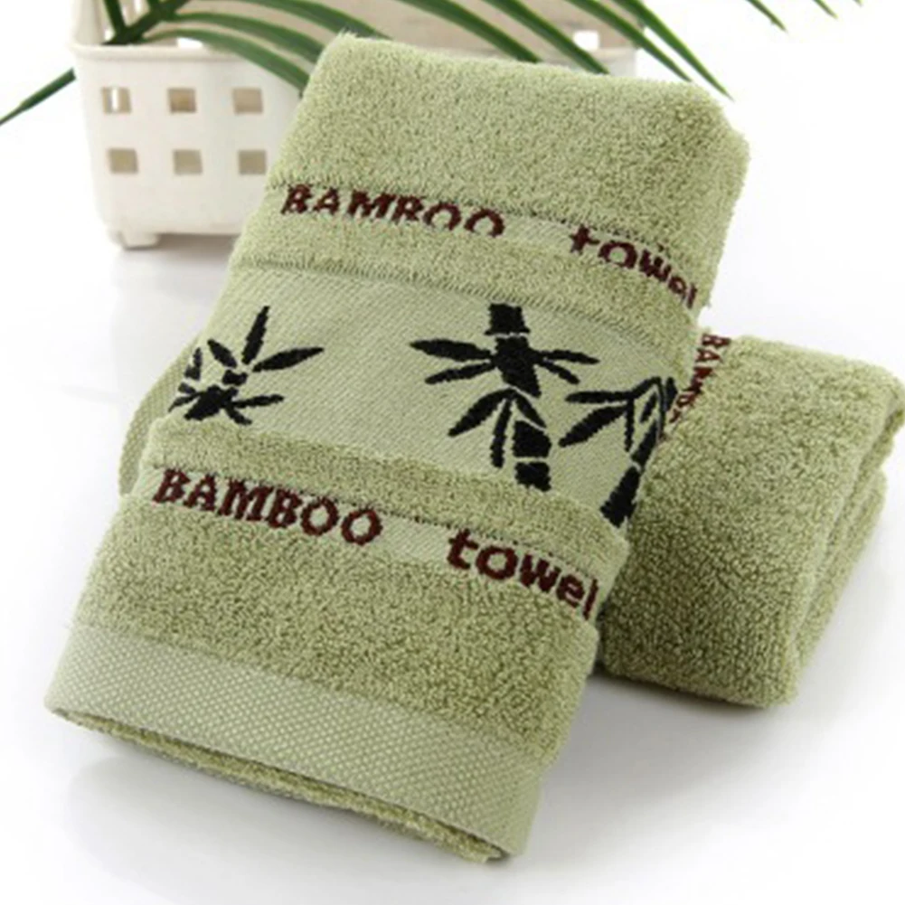 

34cm*75cm Bamboo charcoal Fiber Towel washing Face Hand Soft Towel Washcloth Bath Sheet Home Bath supplies New beige khaki green