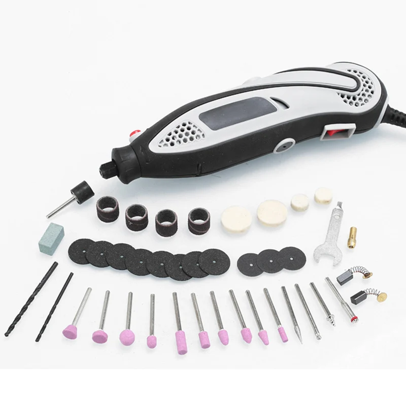 

150W Electric Drill Grinder Set Polishing Engraving Jade Grinding Sanding Kit Drilling Accessories _WK