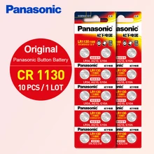 20 шт./лот Panasonic LR1130 L1131 LR54 189 389 Кнопка щелочные батареи SR54 11,6*3,1 мм 1,5 V батарейки таблеточного типа