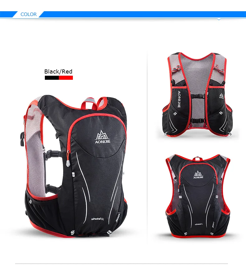 Aonijie c928 5l hidratação mochila saco colete