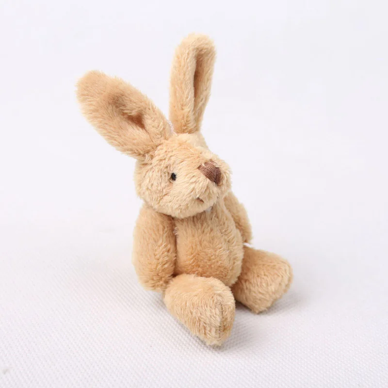 50 шт./лот, Kawaii Mini Bunny, 11 см, плюшевые игрушки, милый кролик, мягкие игрушки, маленькие подвески, подарки для свадьбы 03102