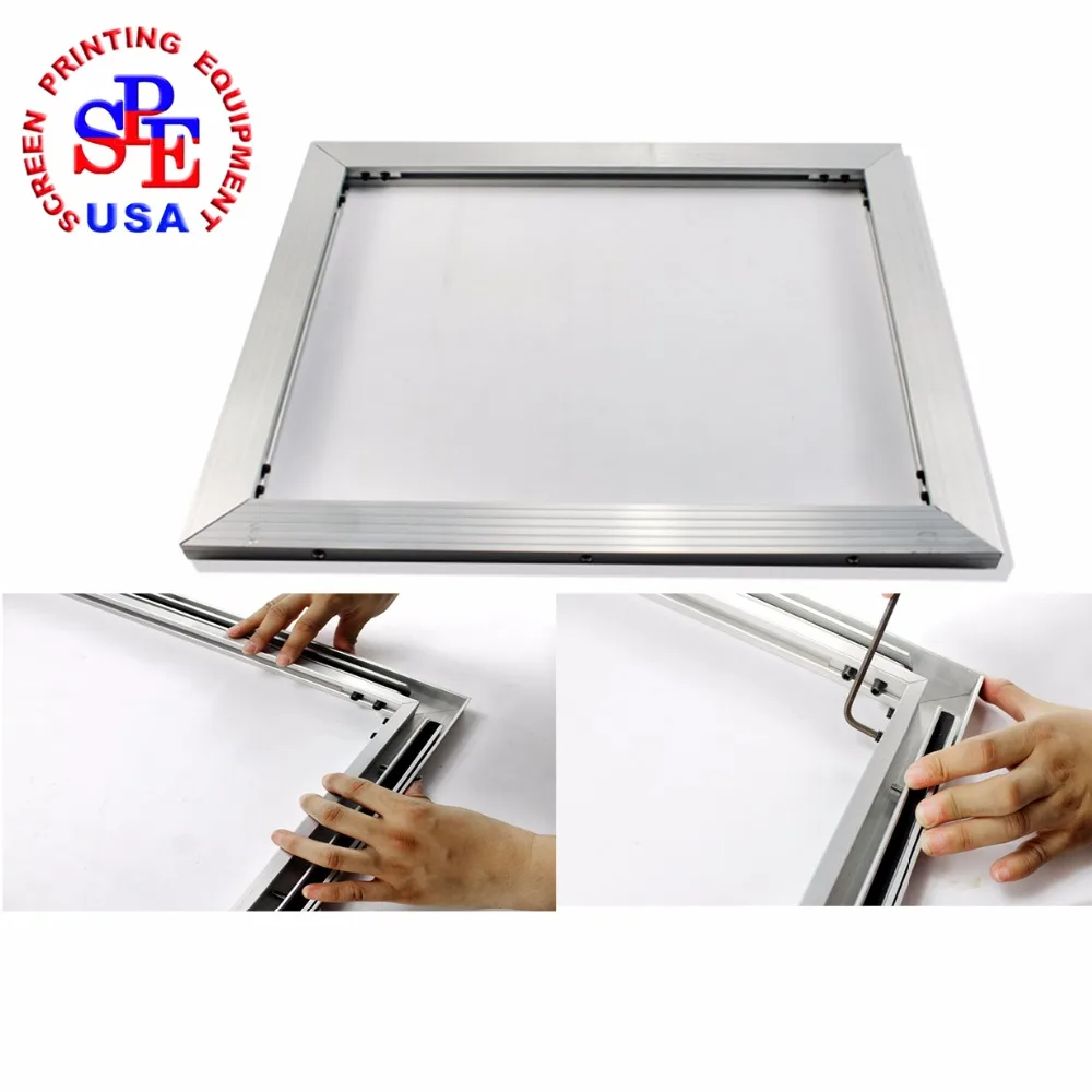 

inner size 60*70cm  screen frame 2015 type self-tensioning screen frame easy operate high quality no need strecter