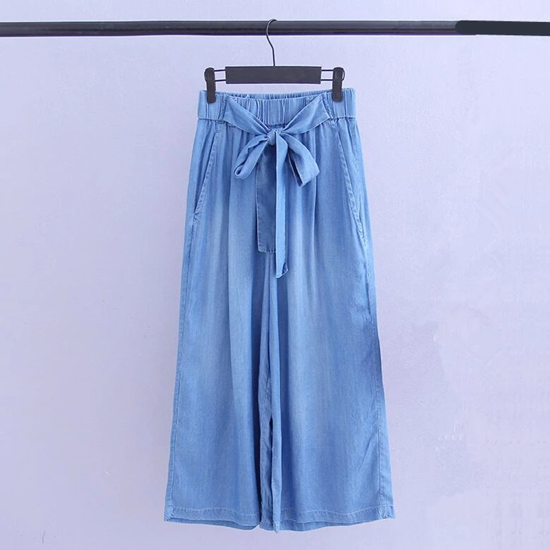 2019 Fashion Summer Autumn CowBoy Vintage High Waist