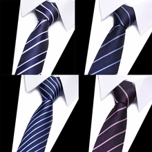 Brand 2018 New Silk Neck Tie 7.5cm Vintage Gravata Silk Neck Ties For Men Wedding Tie Mens Slim Neckties Cravate Striped Brand 2018 New Silk Neck Tie 7.5cm Vintage Gravata Silk Neck Ties For Men Wedding Tie Mens Slim Neckties Cravate Striped