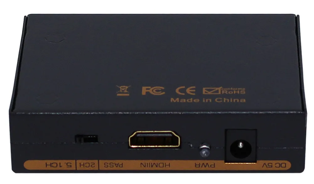 1080P hdmi в hdmi аудио оптический SPDIF/RCA L/R экстрактор сплиттер конвертер адаптер поддержка 5.1CH светодиодный индикатор