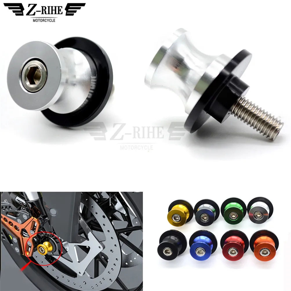 

8MM swing Sliders Motorcycle CNC Swingarm Spools stand screws Slider for Honda Hornet 600 700 900 NC700X ABS VTR 1000 CBR125R