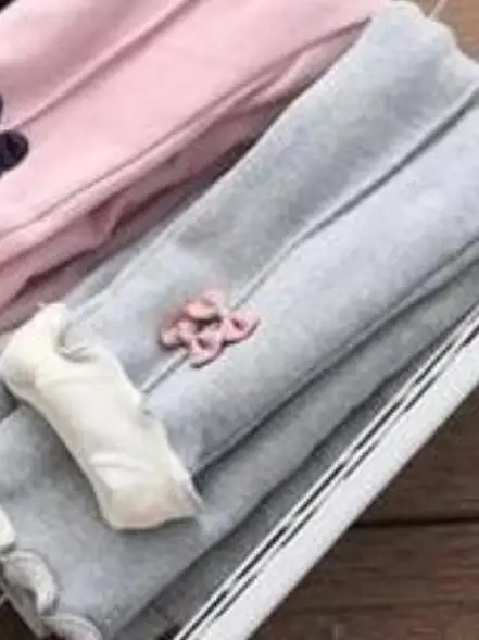 Г. Детские легинсы для малышей, брюки детские брюки с бантом Теплые плотные леггинсы для девочек на зиму, весну, осень детская одежда JW4287 - Цвет: light gray baby pant