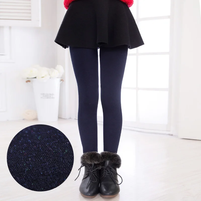

Fashion New Winter Baby Girls Warm Pant Kids Keep Warm Thicken Brushed Long Pants Pure Cotton Autumn Color Childrens Leggings