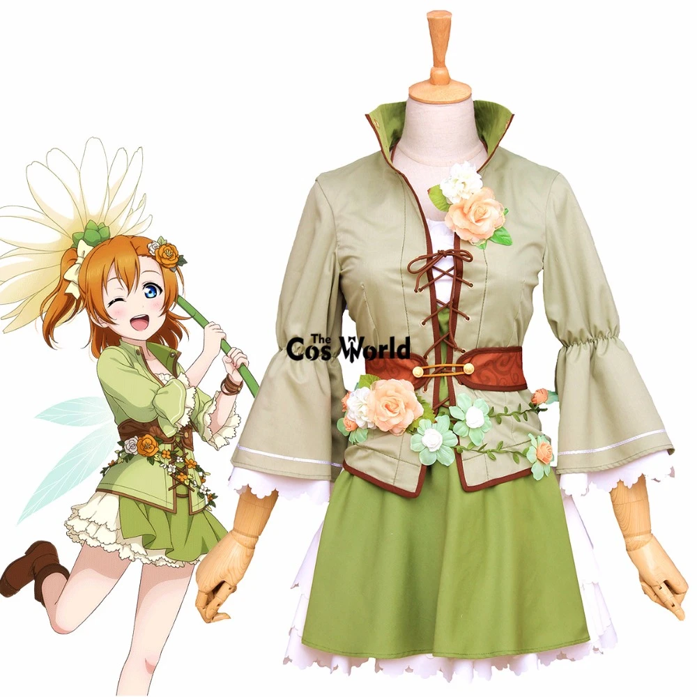 Amor Ao Vivo Escola Idol Projeto Kousaka Honoka Flor Fada Sprite Halloween Halloween Topos Vestido Uniforme Trajes Cosplay Cosplay Costume Kousaka Honokalove Live Aliexpress aliexpress