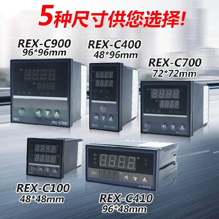 

REX-C100 C400 C700 C900 Intelligent Digital Display Temperature Controller PID Temperature Controller 220V