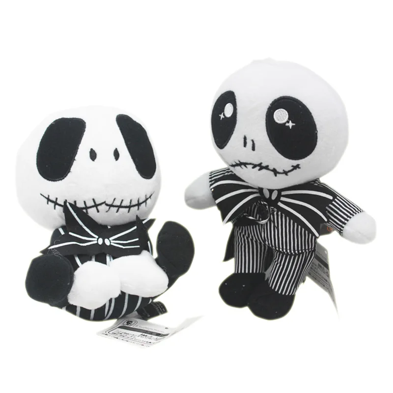 

20-25cm 2 styles 2019 The Nightmare Before Christmas Jack Skellington in Suit Plush Toy Stuffed Doll Gift for Kids