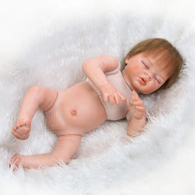 55 см Силиконовые Reborn Спящая девочка кукла игрушки как настоящие Новорожденные принцесса Младенцы Детские куклы на день рождения подарок для девочек Рождественский подарок