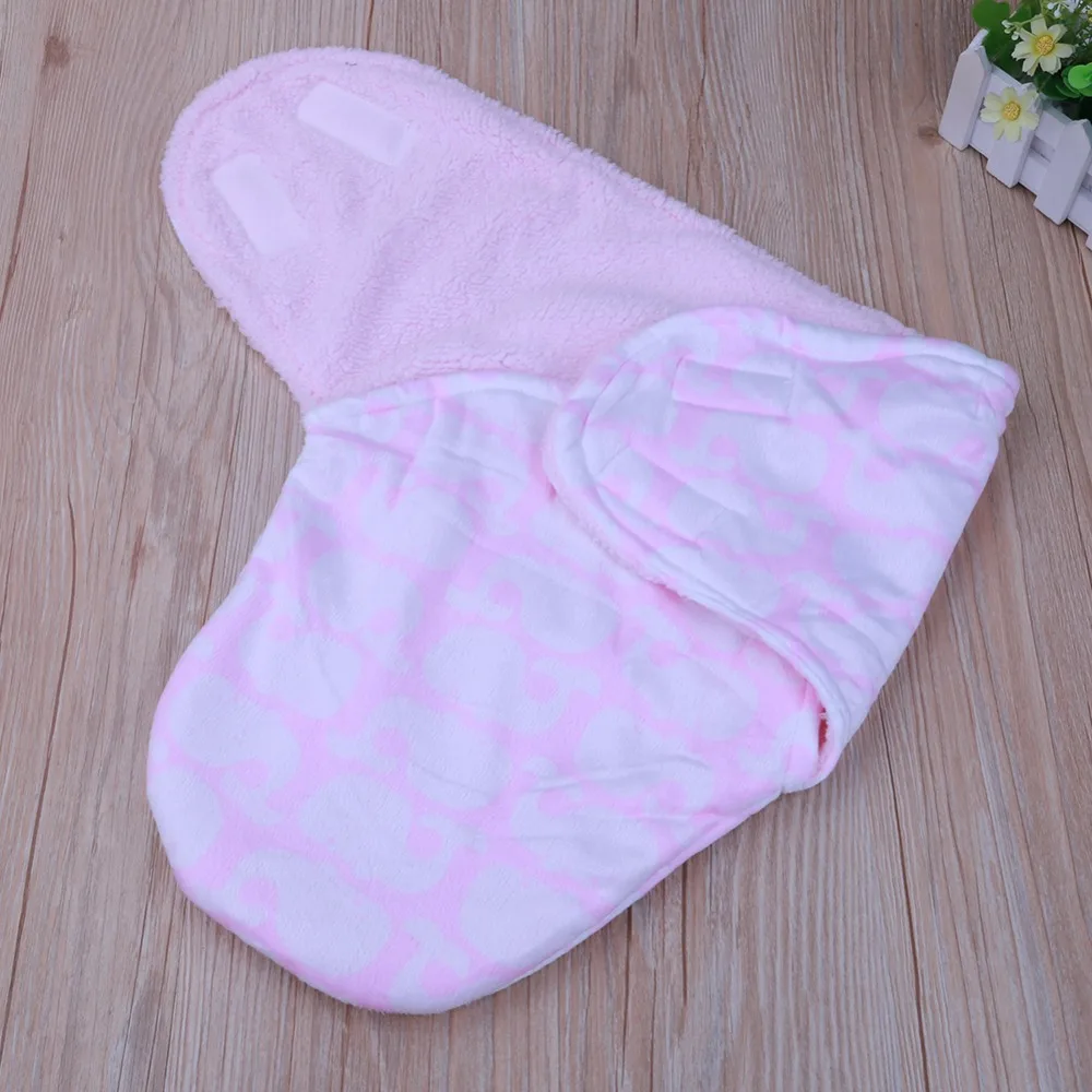 Детский спальный мешок для новорожденных, спальный мешок, банный халат, хлопковый плюшевый теплый спальный мешок для младенцев, обертывание постельных принадлежностей