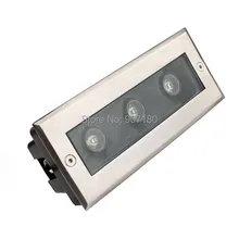 200 мм привело бар 3 Вт прямоугольник подземный свет Bridgelux 130lm/W AC85-265V 12 В 24 В 3 года гарантии