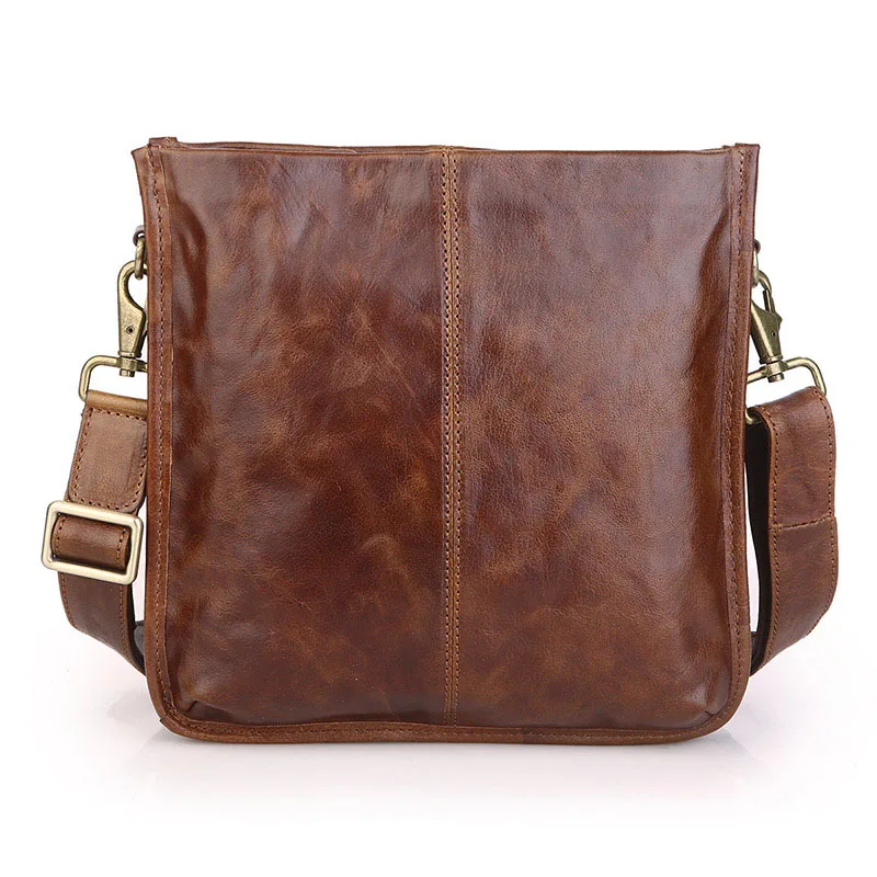 Genuine Leather Men Bag Fashion Men Messenger Bags Vintage Men s Cowhide Shoulder Casual Crossbody Bag