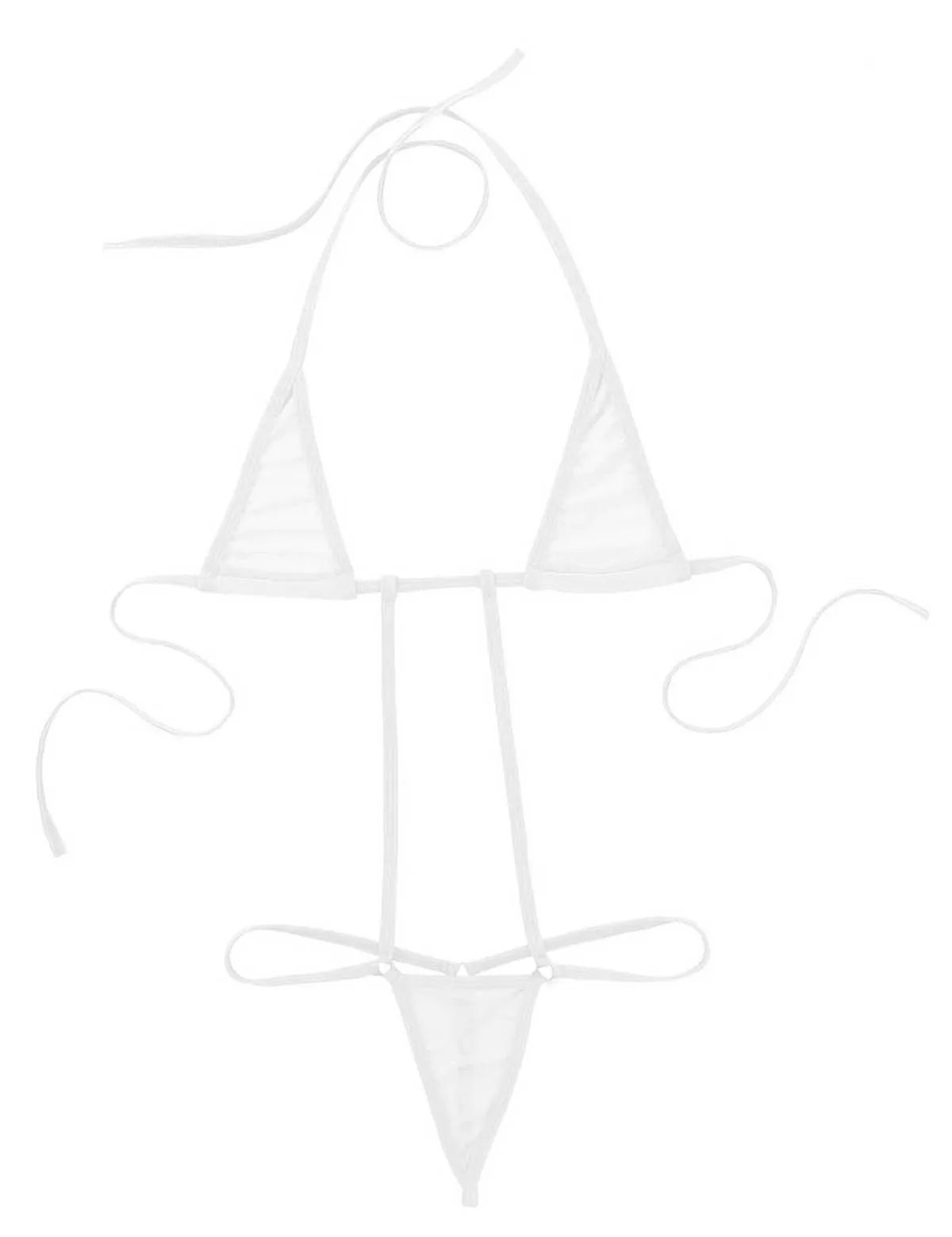 TiaoBug женское нижнее белье с открытой спиной и завязками, мини микро купальники, бикини, сексуальный купальник, пляжный купальник