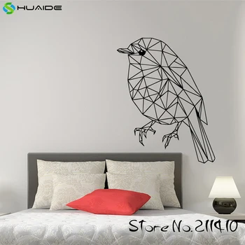 

Geometric Origami Wall Decal Bird Decals For Walls Removable Vinyl Wall Sticker Home Art Decor Bedroom Window Mural A339