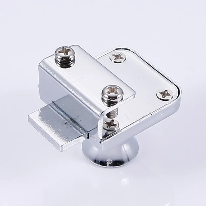 

Zinc Alloy Lock Glass Display Cabinet Showcase Locks for 5-8mm Glass Door No Drill with 2 Keys MAL999