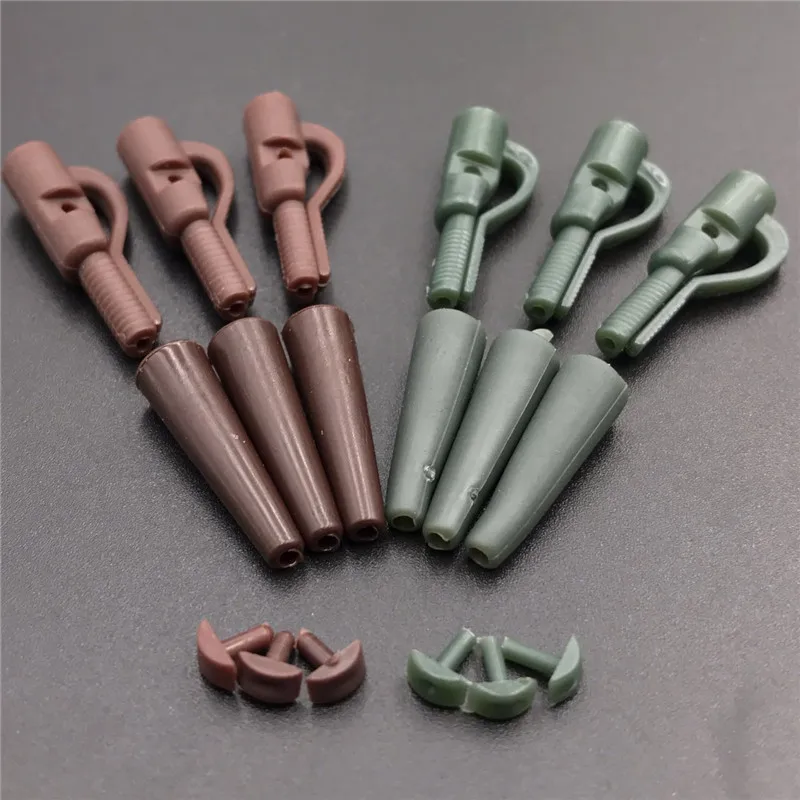 

30pcs Carp fishing Terminal Tackle Carp Safety Lead Clips Set with Pins and Tail Rubber Tubes Carp Fishing Tackle Tool