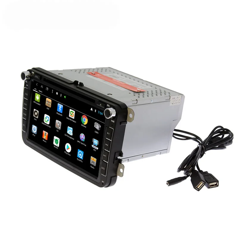 SMARTECH 2 Din VW Android 8 1 Стерео Авторадио Core 2G RAM 32G ROM 2Din dvd плеер автомобиля для Skoda Поло